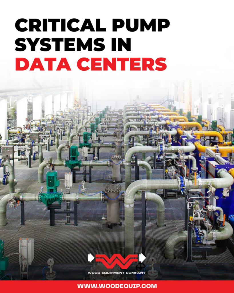 industrial pumps supporting data center cooling and infrastructure systems